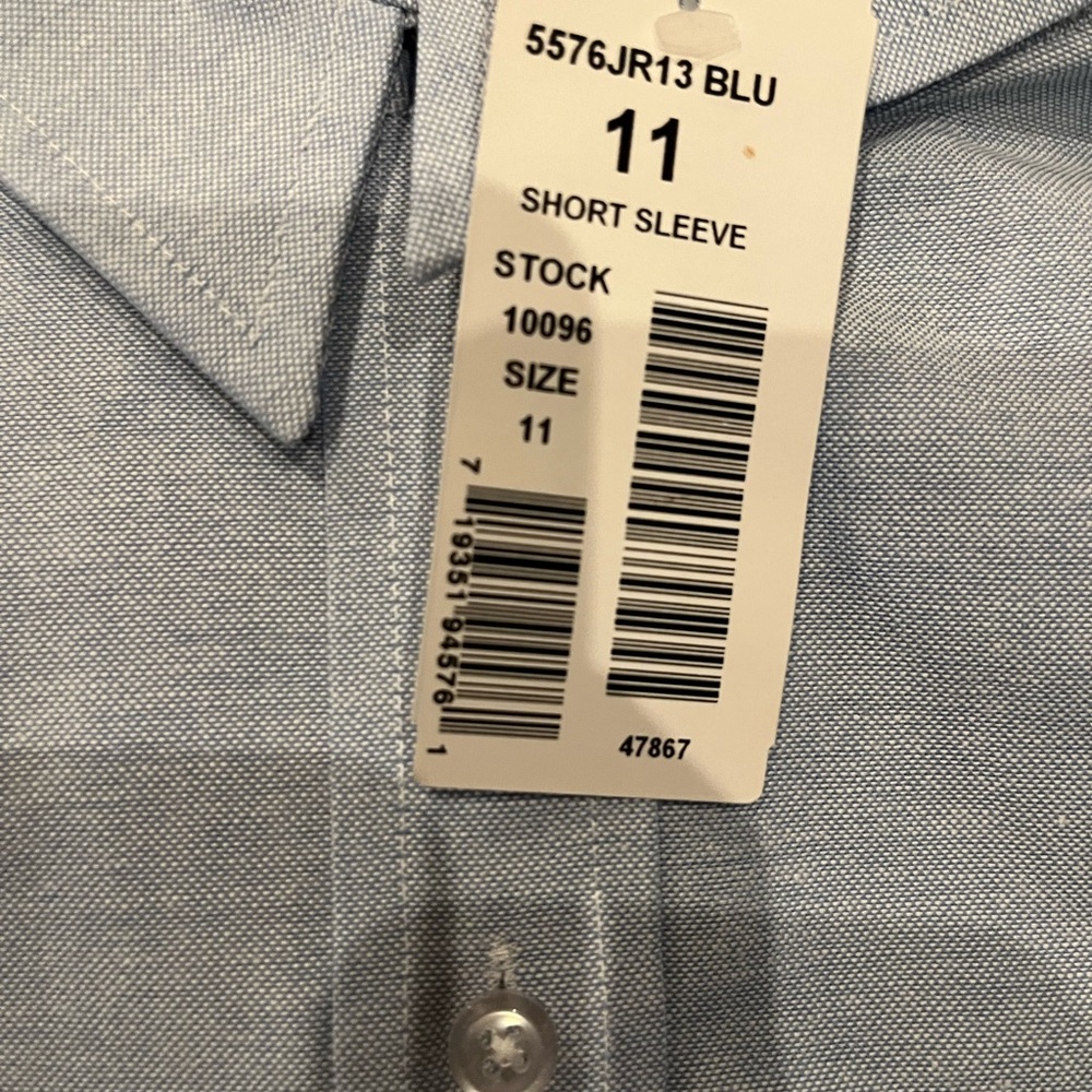 Parker Light Blue Casual Button Down Shirt
